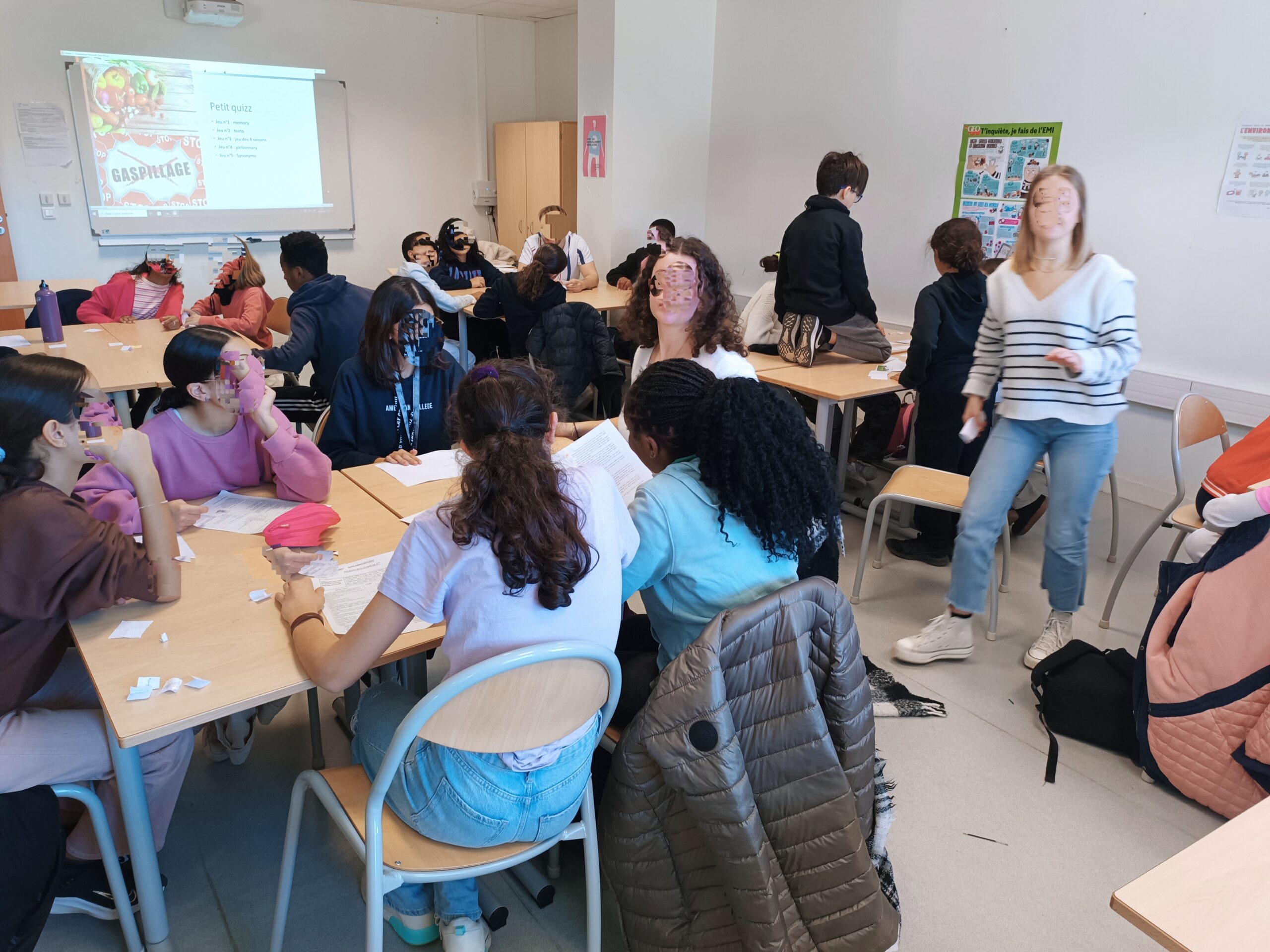 Préparation de la popote de Rosset 2024 Collège Gabriel Rosset